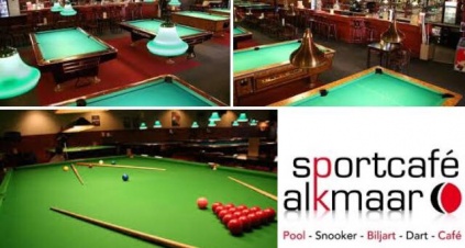 NK Pool 2018 locatie bekend: Sportcafé Alkmaar